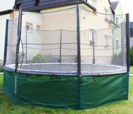 Ochronna siatka pod trampolinę inSPORTline 244 cm - OUTLET