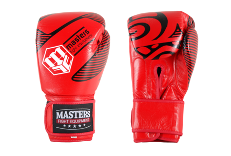 Rękawice bokserskie skórzane MASTERS RBT-RED 12 oz