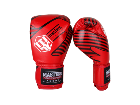 Rękawice bokserskie skórzane MASTERS RBT-RED 16 oz