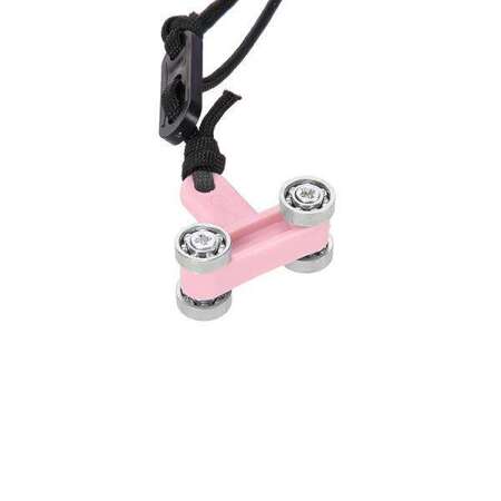 ZESTAW HULA HOP HHW02 LIGHT PINK Z WYPUSTKAMI I OBCIĄŻNIKIEM HMS + PAS BR163 BLACK PLUS SIZE