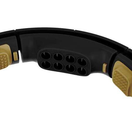 ZESTAW HULA HOP MAGNETYCZNY BLACK/GOLD HHM13 Z LICZNIKIEM HMS + PAS WYSZCZUPLAJĄCY BR163 BLACK