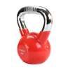 HMS KTC08 - 17-64-072 - Kettlebell żeliwny uchwyt chrom radełkowany 8 kg red 