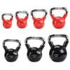 HMS KTC08 - 17-64-072 - Kettlebell żeliwny uchwyt chrom radełkowany 8 kg red 