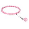 ZESTAW HULA HOP HHW11 LIGHT PINK Z WYPUSTKAMI I OBCIĄŻNIKIEM + PAS BR163 BLACK PLUS SIZE HMS